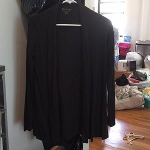 Lilly Pulitzer Black Pima Cotton Cardigan S